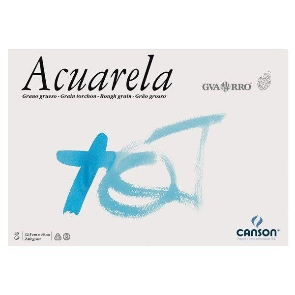 GUARRO PAPEL ACUARELA A-4 240 GR. B/20 GRANO GRUESO 200400721