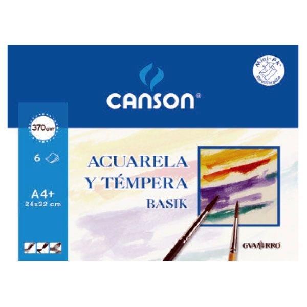 GUARRO PAPEL ACUARELA A-3 370GR. MINI-PK 6 HOJAS