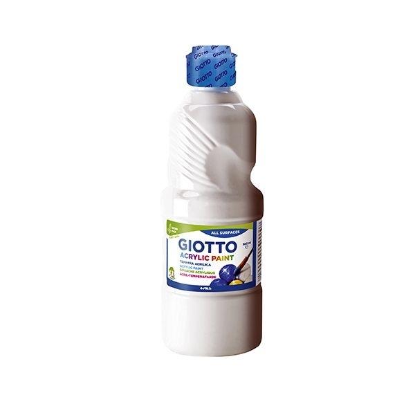 GIOTTO TEMPERA  500 ML. ACRILICA BLANCO