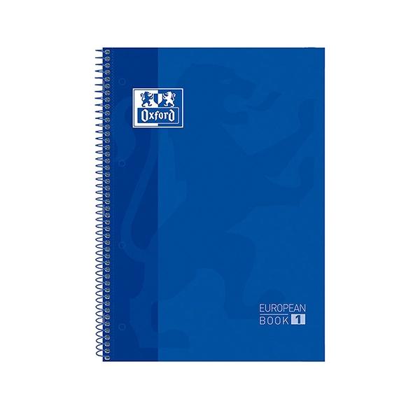 OXFORD BLOC MICROPERFORADO 80H 5X5 A4+ AZUL