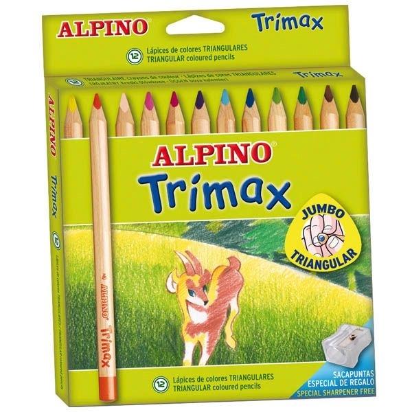 ALPINO LAPIZ TRIMAX C/ 12 UNIDADES