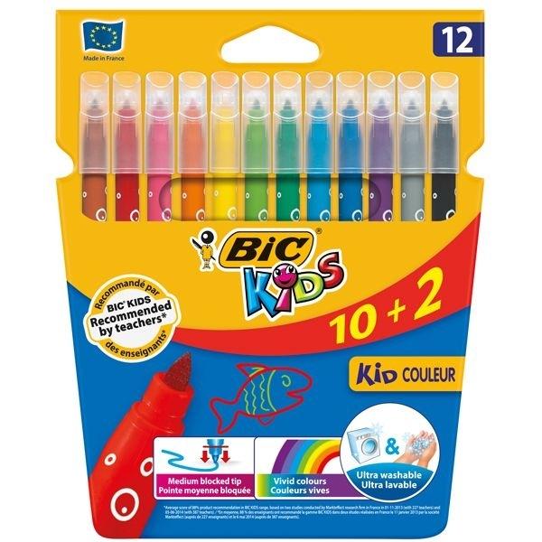 BIC ROTULADOR KIDS COULEUR ESTUCHE 18+6 COLORES SURTIDOS