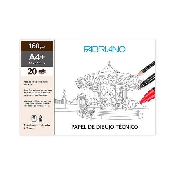 SADIPAL LAMINA DIBUJO A-4 160 GR. LISO 10 H. LISO