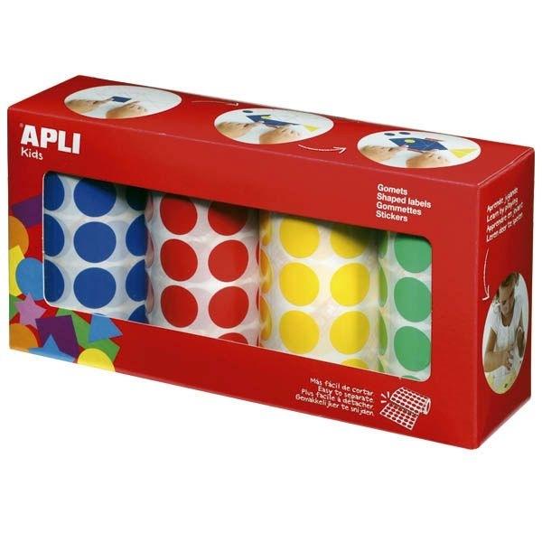 APLI GOMETS 13793 PACK 4 COLOR 20 MM.