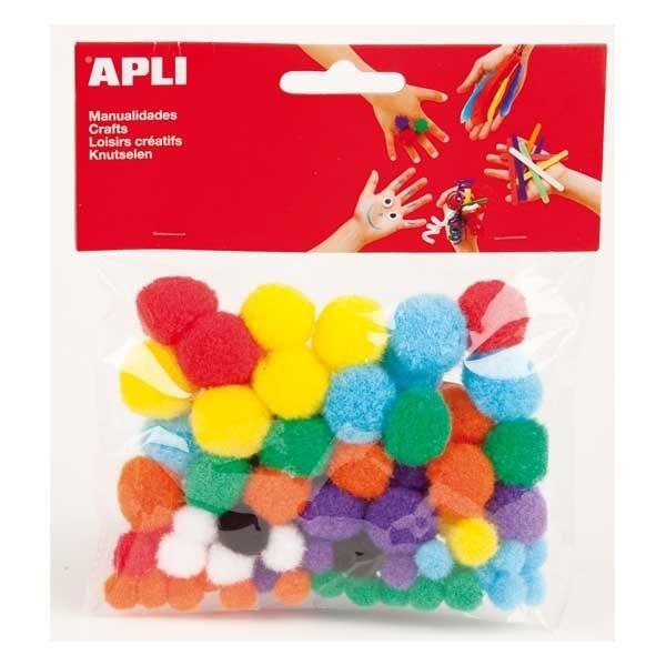 APLI PON PON BOLSA 78 COLORES SURTIDOS