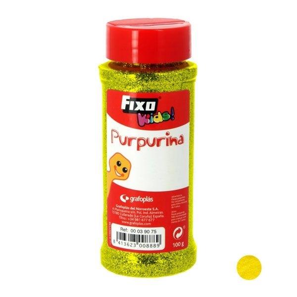 FIXO PURPURINA AMARILLO FLÚOR BOTE 100G