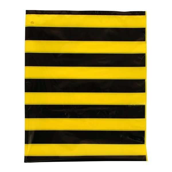 FIXO DISFRAZ 56X70 CM AMARILLO/NEGRO P/ 25 BOLSAS