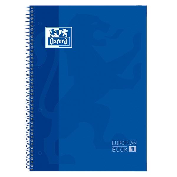 CUADERNOS TAPAS EXTRADURAS EUROPEANBOOK 1 80H 90G HORIZONTAL A4+ AZUL MARINO