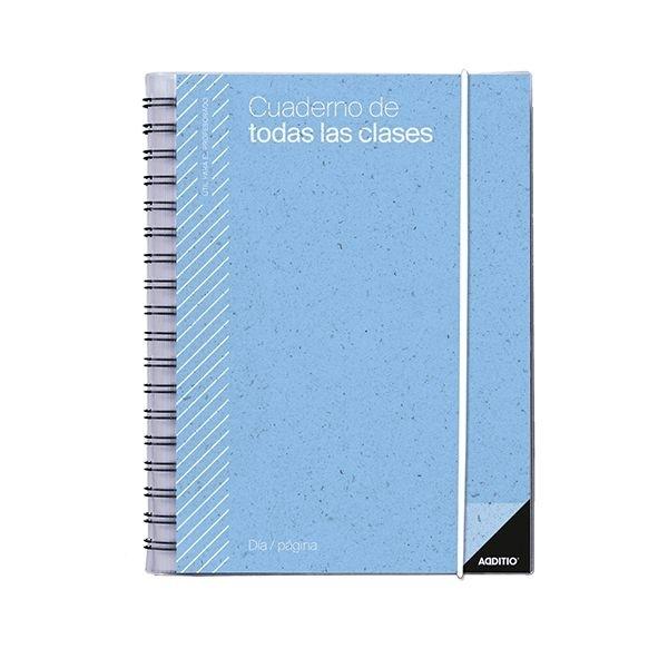 ADDITIO CUADERNO DE TODAS LAS CLASES D/P PLAN DEL CURSO EVALUACIÓN CON FUNDAS 17X24CM