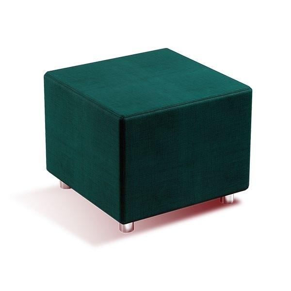 MIRPLAY CUBE FORMA DE CUBO 55X55 CM TAPIZADO POLIPIEL PVC TURQUESA