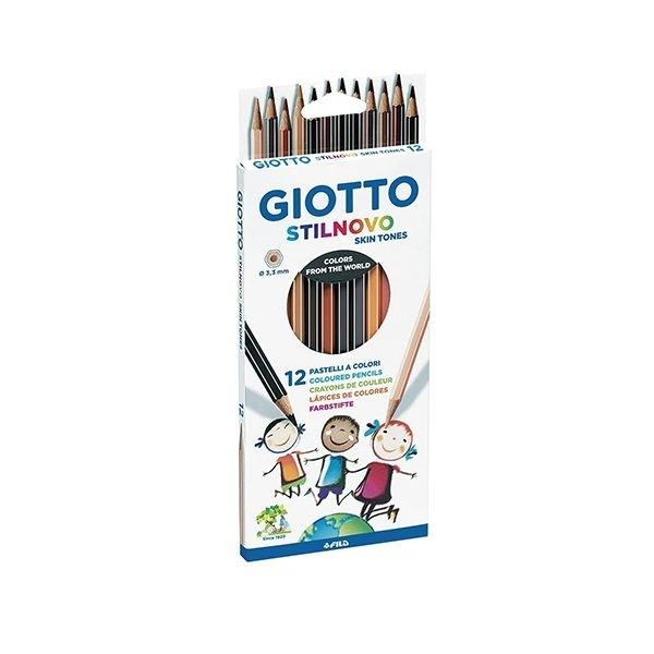 GIOTTO LAPIZ SKIN TONES C/12 COLORES SURTIDOS