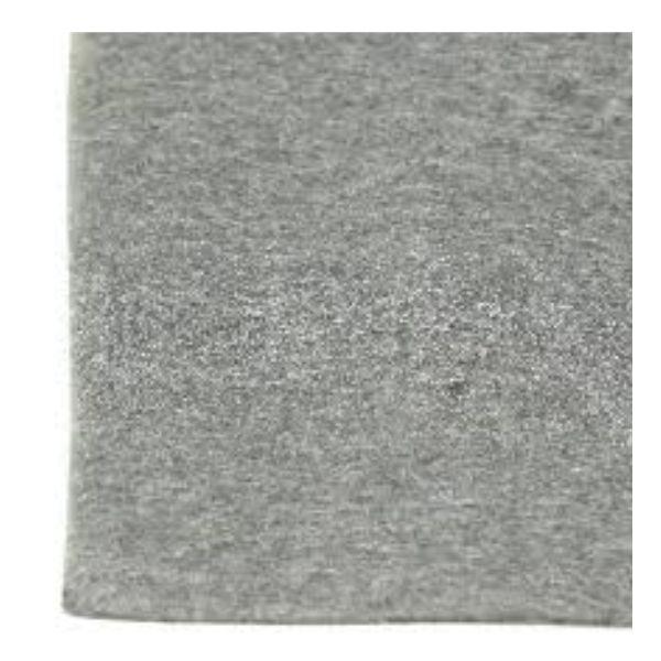 FIELTRO 40X20CM X 1MM GROSOR GRIS