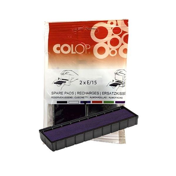 COLOP ALMOHADILLAS E-15 PARA PRINTER 15 10X69 MM AZUL