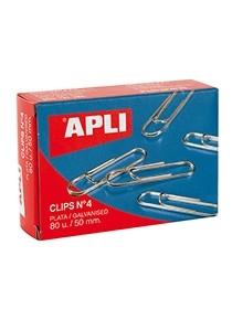 APLI CLIPS Nº 4 50MM. 80 UNID.