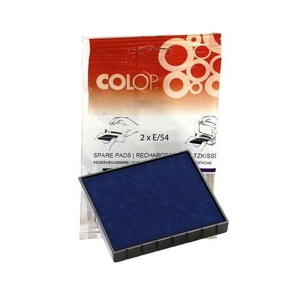 COLOP ALMOHADILLA "E/  54" AZUL 54/(40X50)