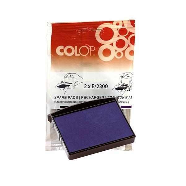 COLOP ALMOHADILLA "E/2300" AZUL 2300 S-2360