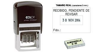 COLOP FECHADOR AUT. PRINTER - "RECTANGULAR" 53 30x45 MM.