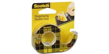 3M CINTA ADH. SCOTCH 12MM X 6,3M DOBLE CARA PORTARROLLOS