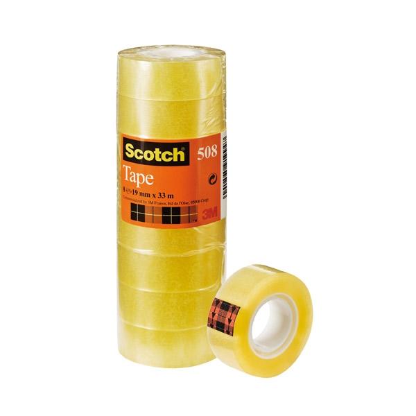 3M CINTA ADH. SCOTCH 508 19MM P/8