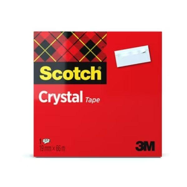 3M CINTA ADH. SCOTCH 600 19MMX33 TRANSPARENTE