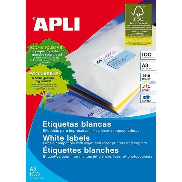 APLI ETIQ. 11352 CANTOS RECTOS A3 297X420 C/100