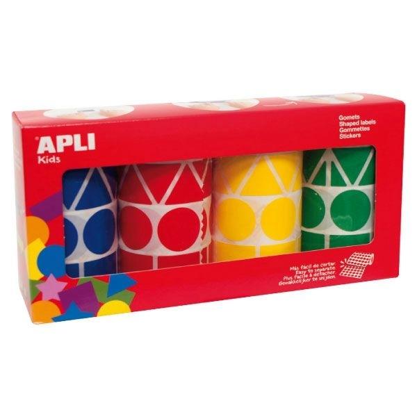 APLI GOMETS 11102 PACK 968 SURTIDOS REMOVIBLES FORMAS Y COLORES