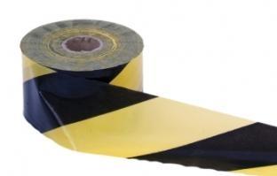 CINTA BALIZAMIENTO 100MMX200 MT. AMARILLO/NEGRO