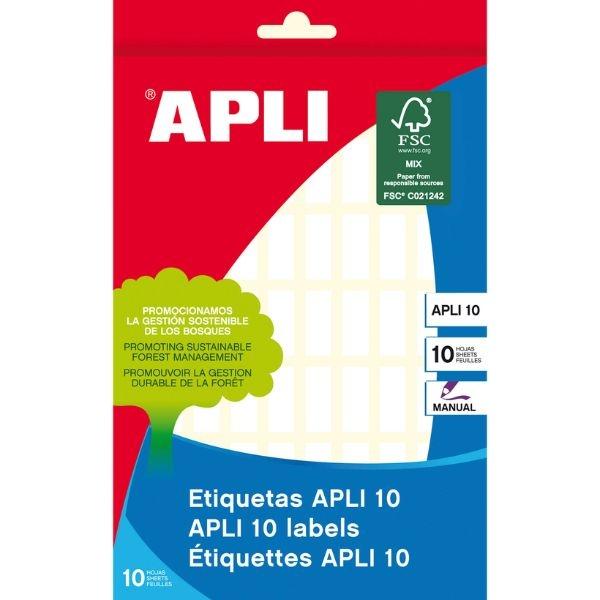 APLI ETIQ. ADH. 01633 BLANCA 8X20 MM.