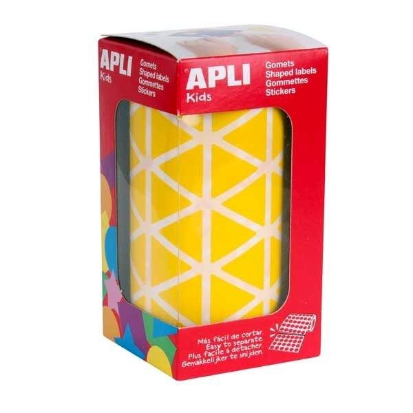 APLI GOMETS 04867 TRIANGULARES 20X20X20MM AMARILLO