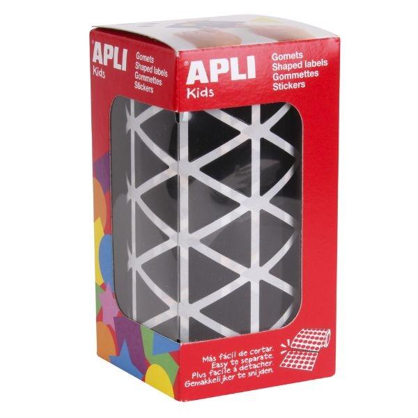 APLI GOMETS 2596 ROLLO TRIANGULARES 20X 20 X20 MM. NEGRO