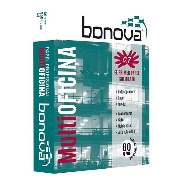 BONOVA PAPEL A-4  80 GR. P/500 MULTIOFICINA