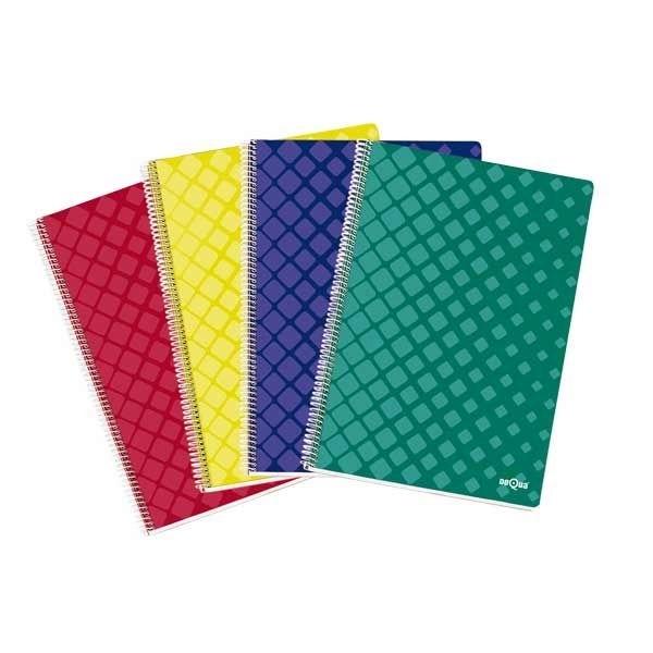 DEQUA BLOC FOLIO 80H. 90 GR T/D CUAD. 4X4 COLORES SURTIDOS