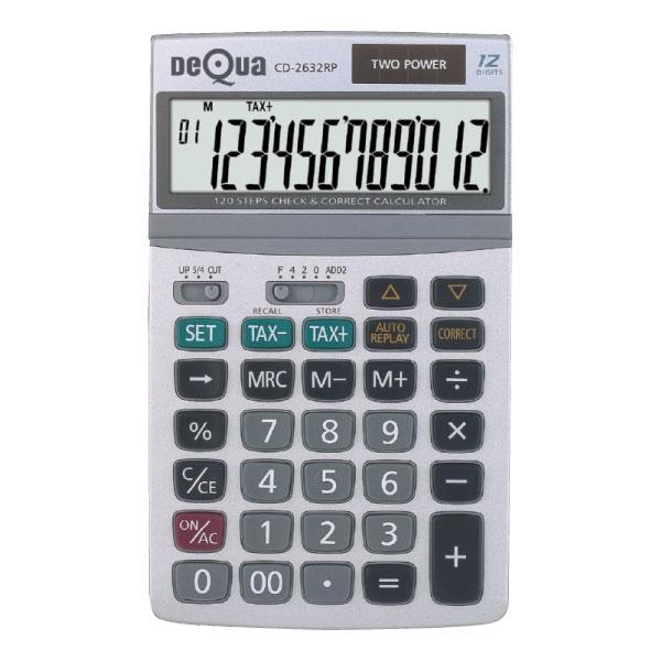 DEQUA CALCULADORA SOBREMESA 2632-RP 12 DIGITOS