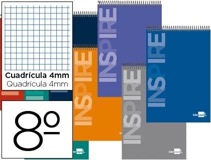 LIDERPAPEL BLOC OCTAVO 80 H. CUAD. APAISADO