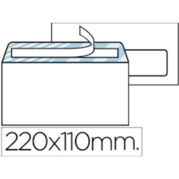 FIXO SOBRE 110X220 VENTANA DERECHA PACK 25 BLANCO