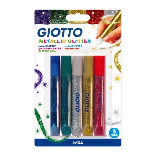 GIOTTO PEGAMENTO ESPECIAL METALICO 10,5 ML 5 COLORES