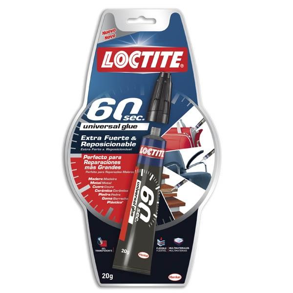 LOCTITE PEGAMENTO UNIVERSAL GLUE 20 GR. 60 SEC.