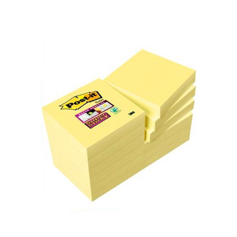 3M POST-IT 622-12SSCY 47,5X47,5 MM SUPER STICKY PACK 12 UNID.