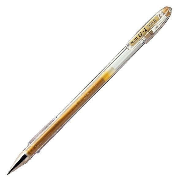 PILOT BOLÍGRAFO GEL G-1 METALLIC / ORO DESC