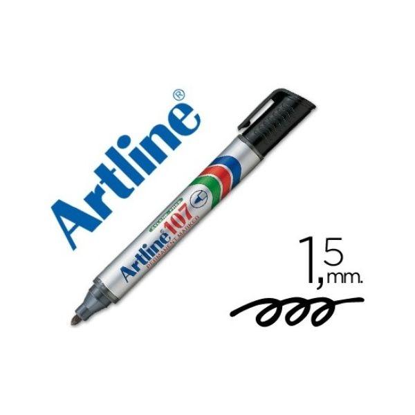 ARTLINE ROTULADOR  107 NEGRO PERMANENTE