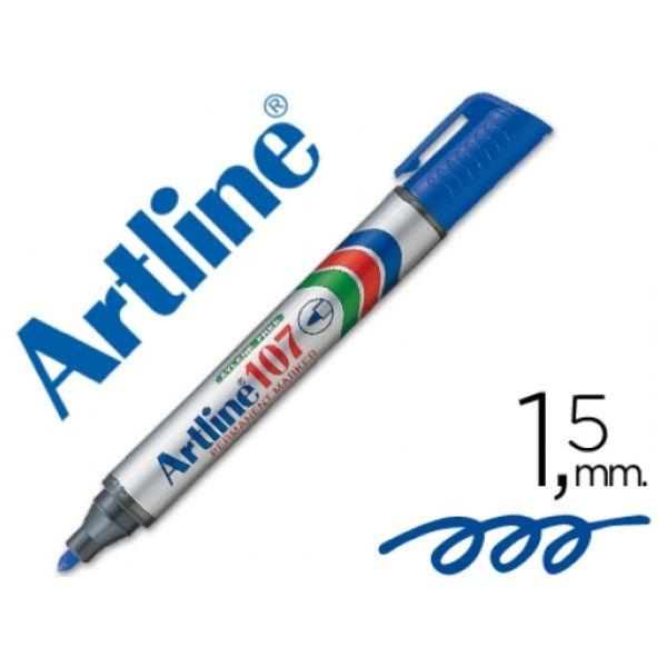 ARTLINE ROTULADOR  107 AZUL PERMANENTE