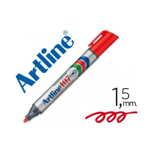 ARTLINE ROTULADOR 107 ROJO PERMANENTE