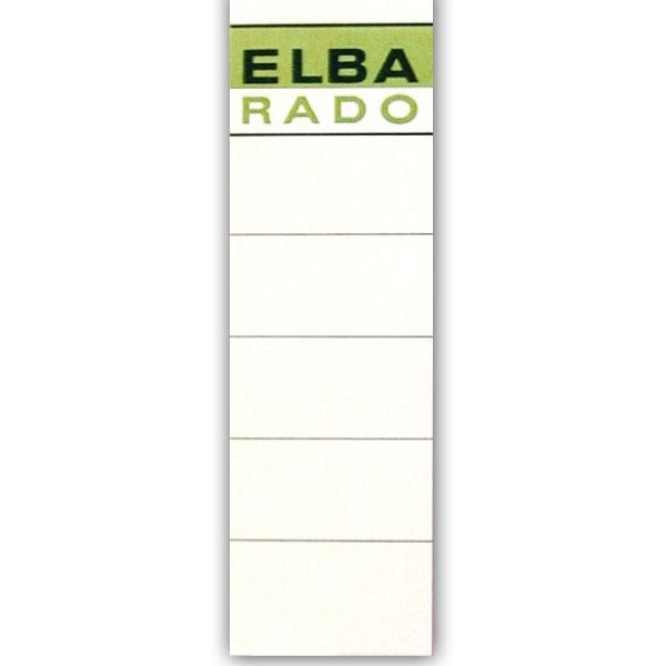 ELBA ETIQUETAS ARCHIVO 190X54 MM BLANCA WE/GN B/10