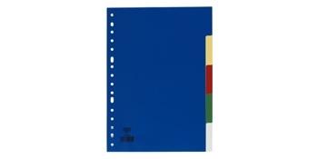 ELBA SEPARADOR MULTITALADRO PP FLEXIBLE 10H FOLIO 315X230MM