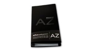 APLI TARJETERO 160T PP 12X27,5 CM NEGRO