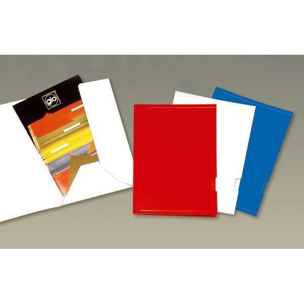 GIO SUBCARPETA A-4 EJECUTIVO AZUL ALTO BRILLO CON BOLSA LATERAL C/25