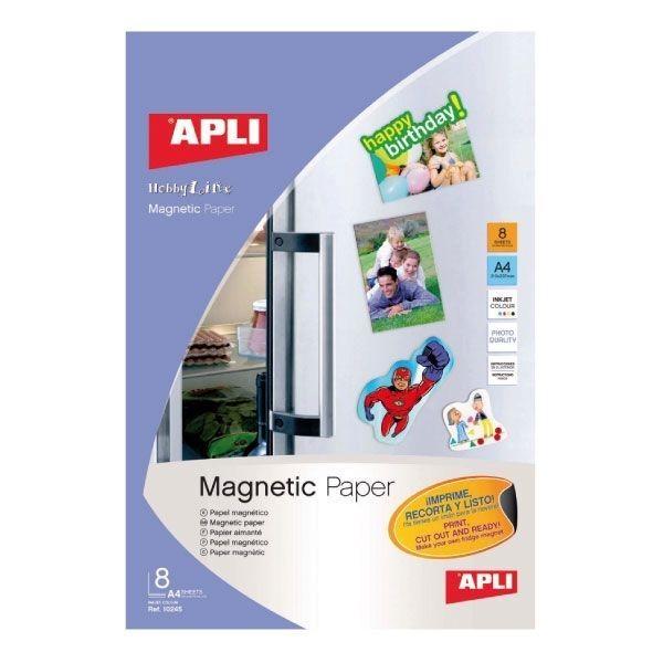 APLI PAPEL DIN A-4 MAGNETICO 8 HOJAS