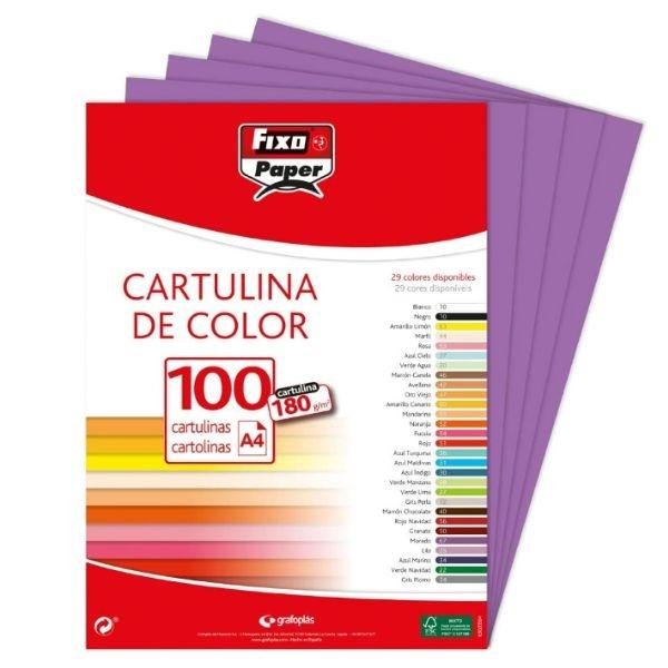 FIXO CARTULINA 180GR 50X65CM MORADO