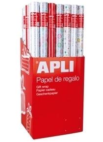 SADIPAL PAPEL REGALO 1 X 2 METROS BLANCO NAVIDAD