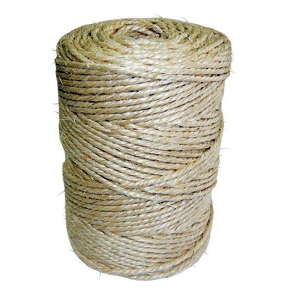 DOHE ROLLO CUERDA DE SISAL 2 CABOS 400GR CRUDO 112 METROS